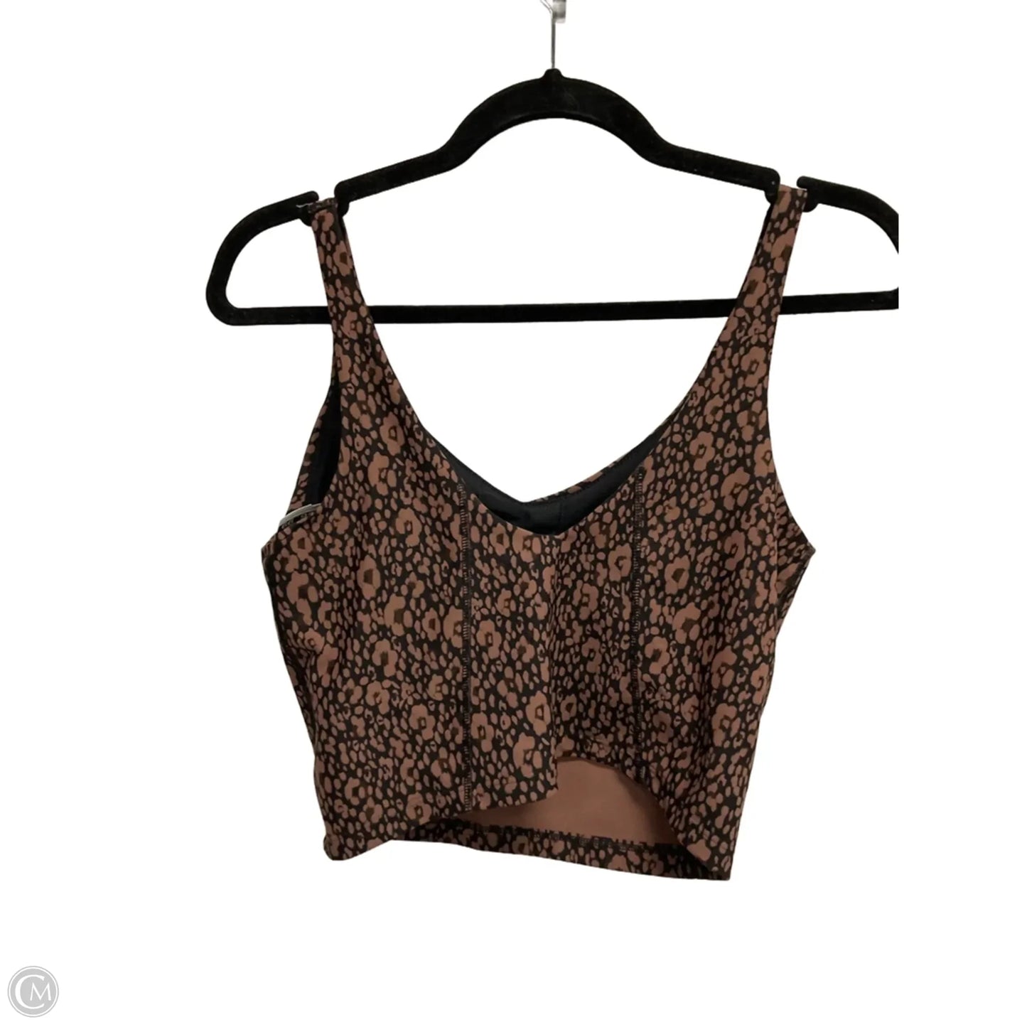 Athletic Bra By Old Navy In Black & Tan, Size: M