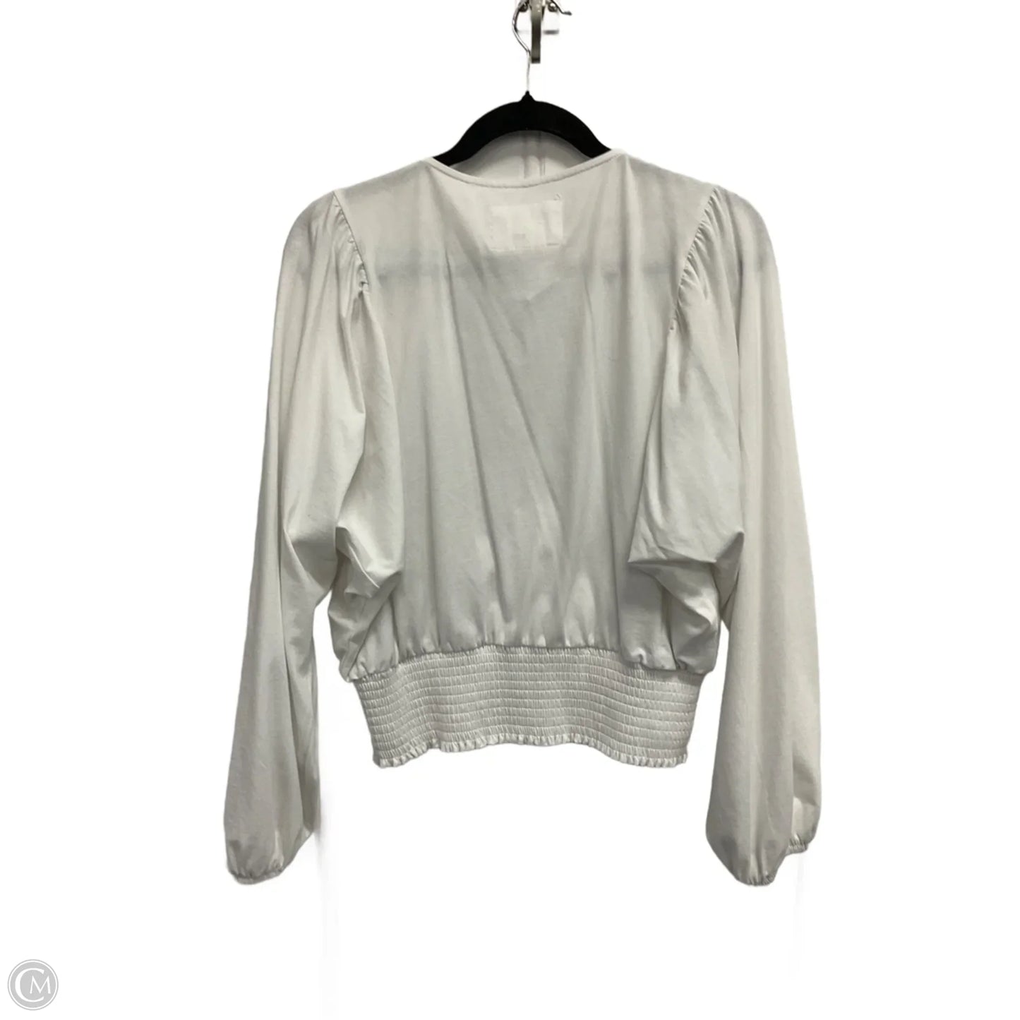 Blouse Long Sleeve By Maeve In White, Size: M