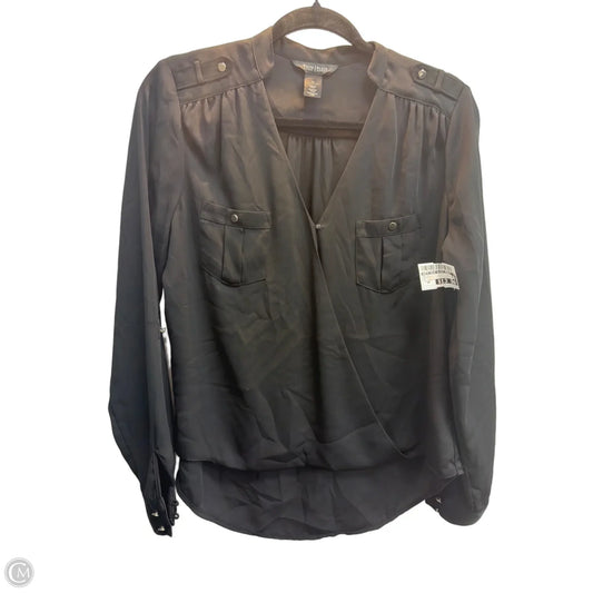 Top Long Sleeve By White House Black Market In Black, Size: 10