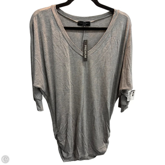 Top Long Sleeve By Clothes Mentor In Grey, Size: L