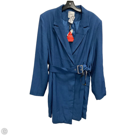 Dress Casual Midi By Clothes Mentor In Blue, Size: 18