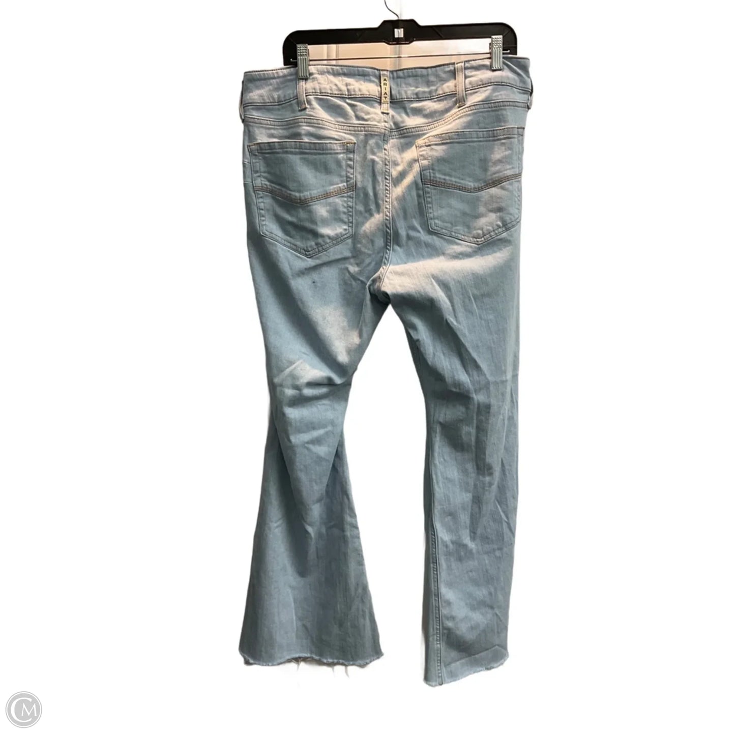 Jeans Flared By Ariat In Blue Denim, Size: 18