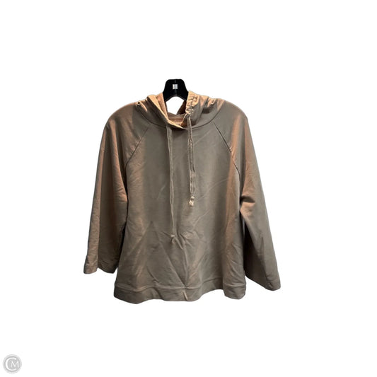 Sweatshirt Hoodie By Pact In Brown, Size: L