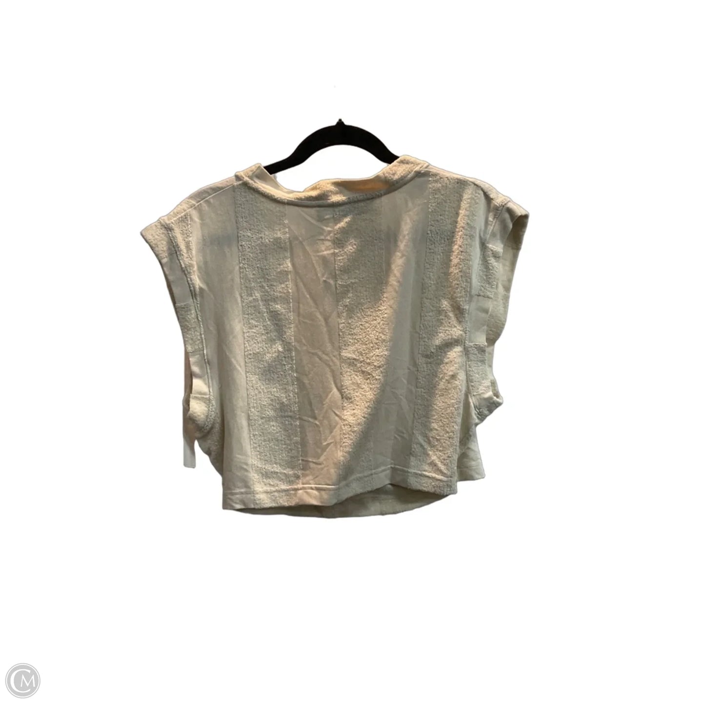 Top Short Sleeve By Free People In Cream, Size: Xl