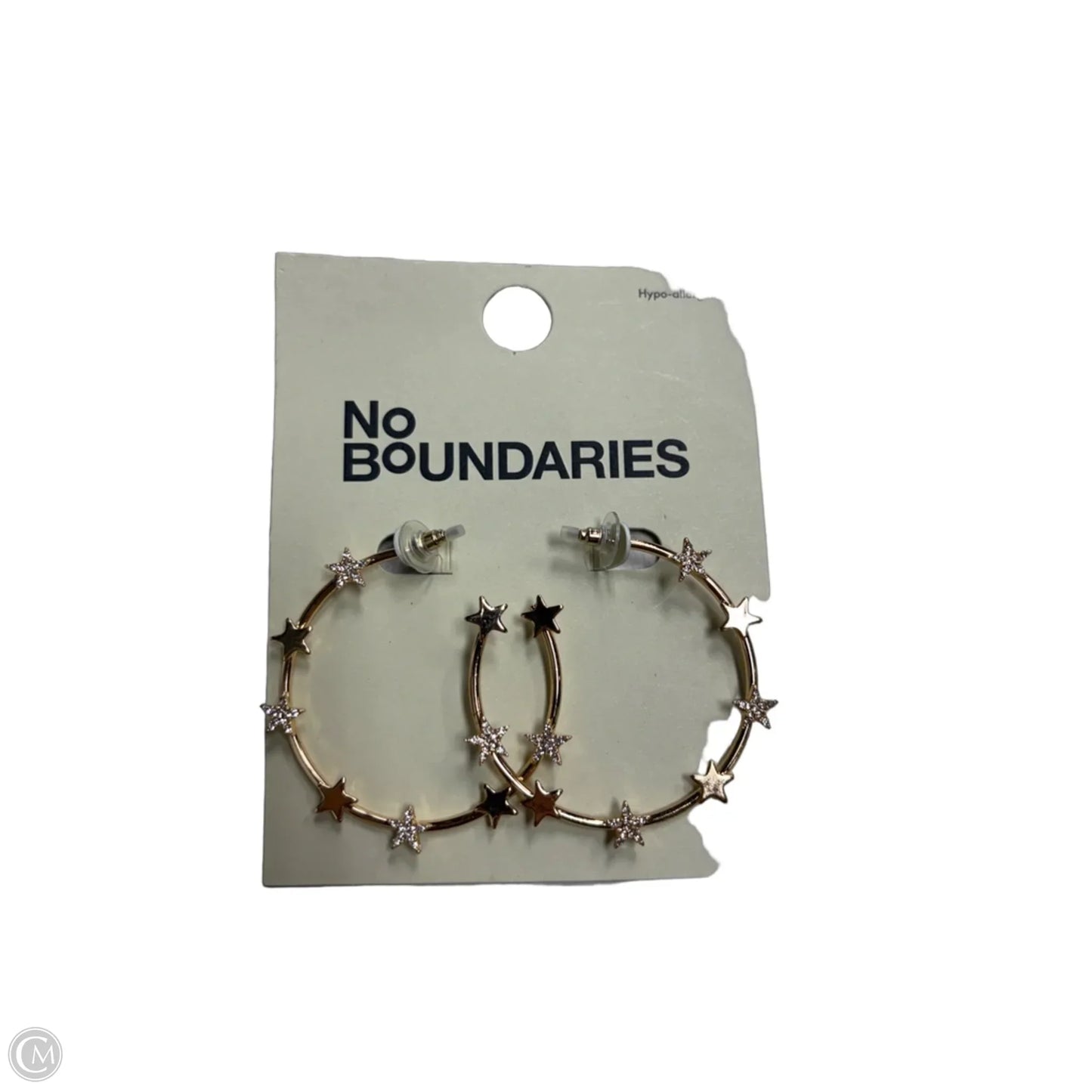 Earrings Hoop By No Boundaries, Size: 02 Piece Set