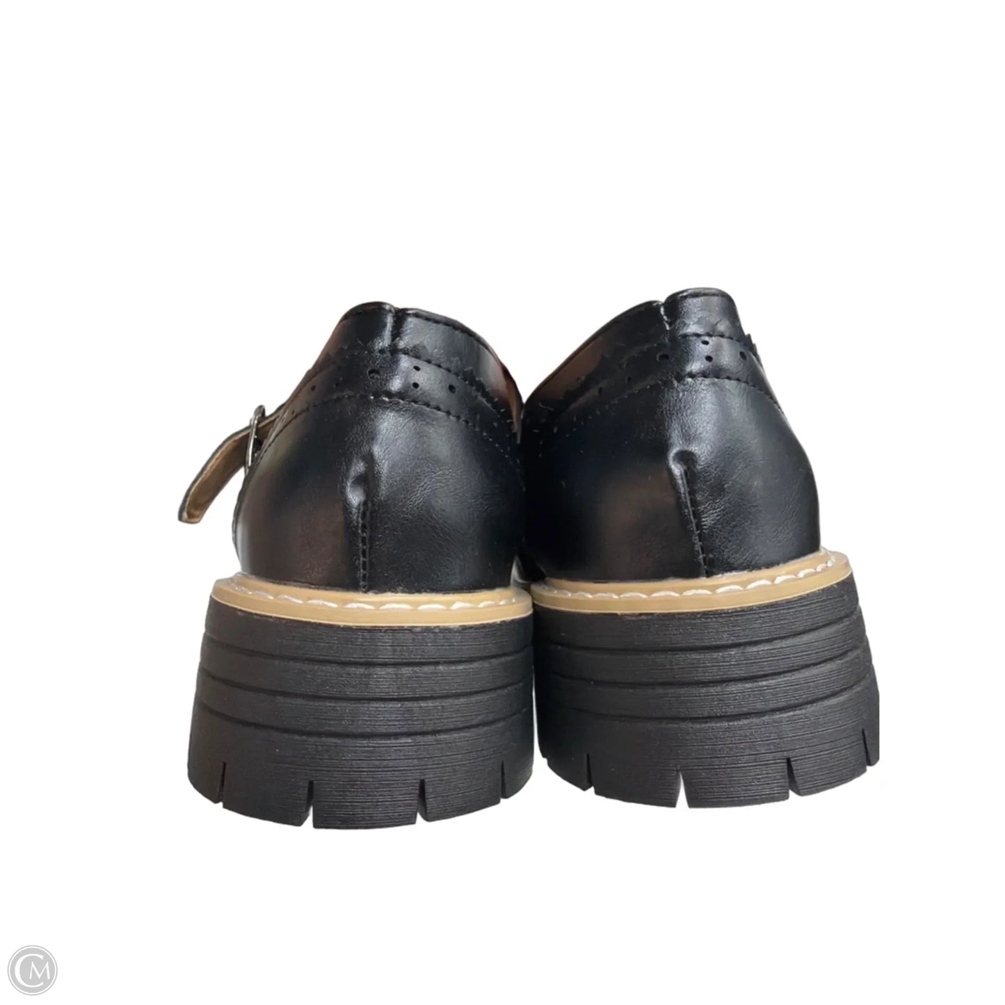 Shoes Flats By Clothes Mentor In Black, Size: 7.5