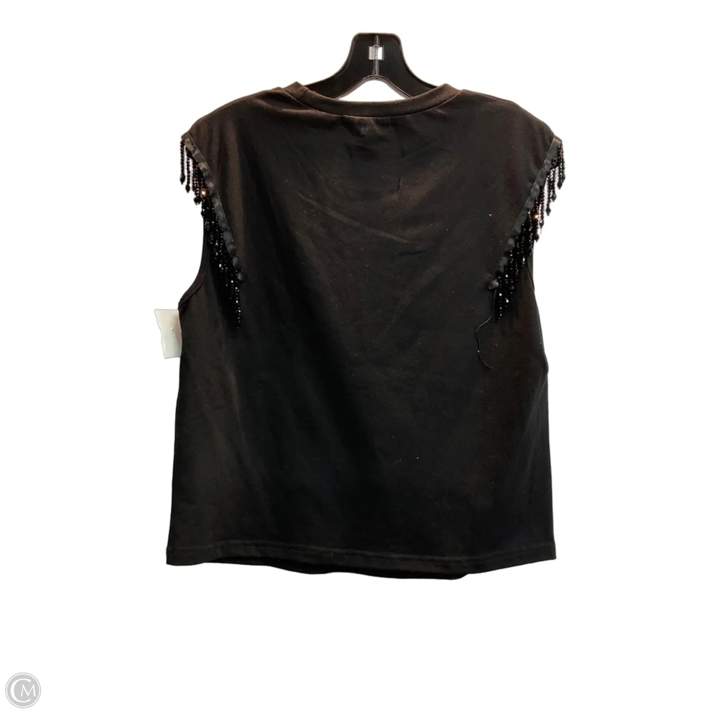 Top Sleeveless By Cmc In Black, Size: S