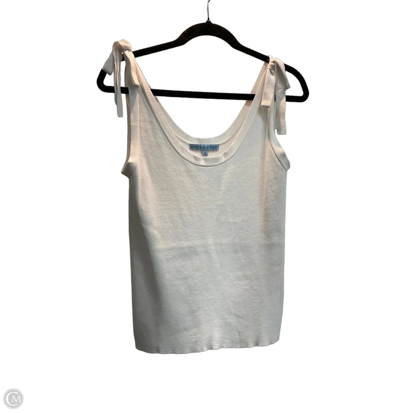 Top Sleeveless By Antonio Melani In White, Size: M