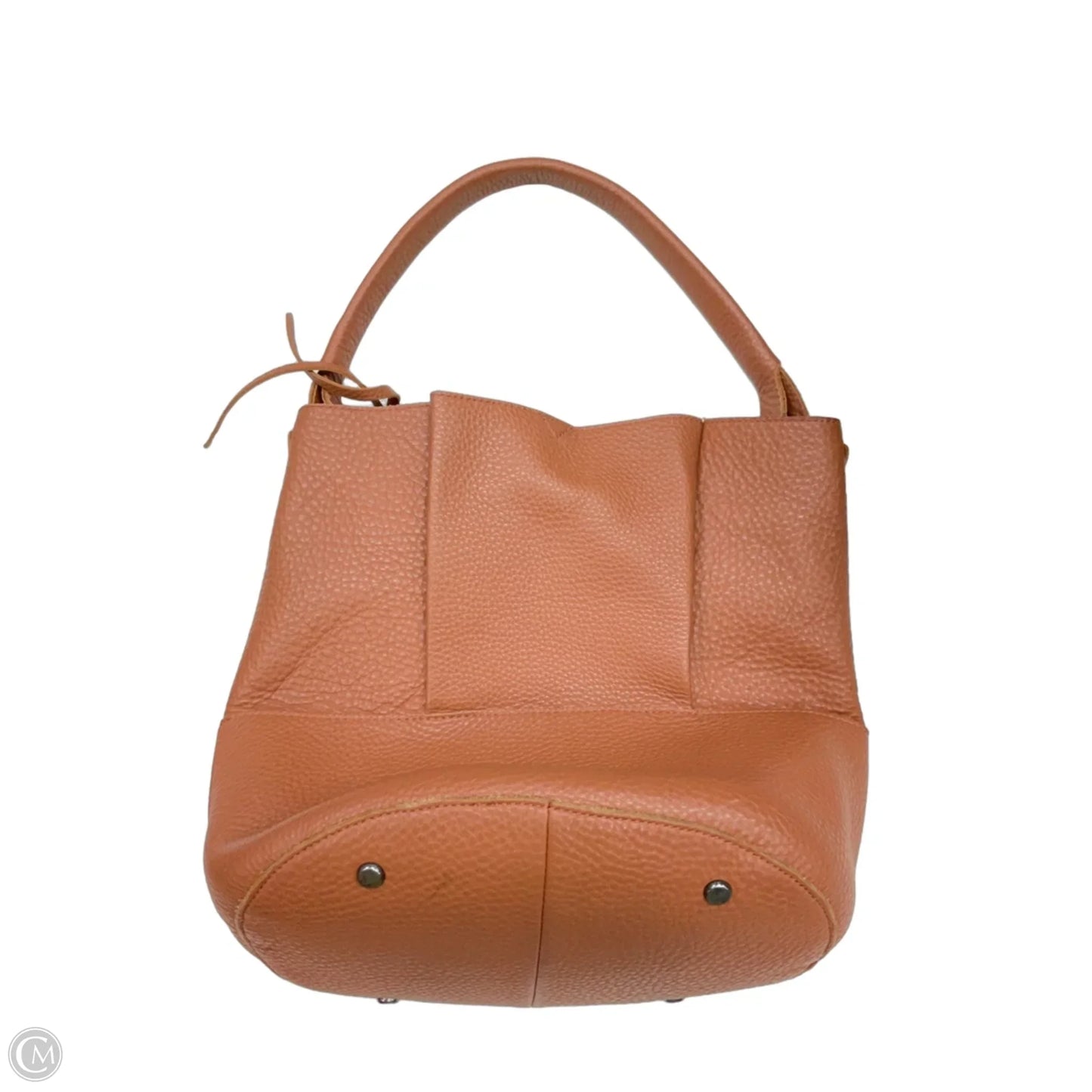 Handbag Leather By Clothes Mentor, Size: Medium