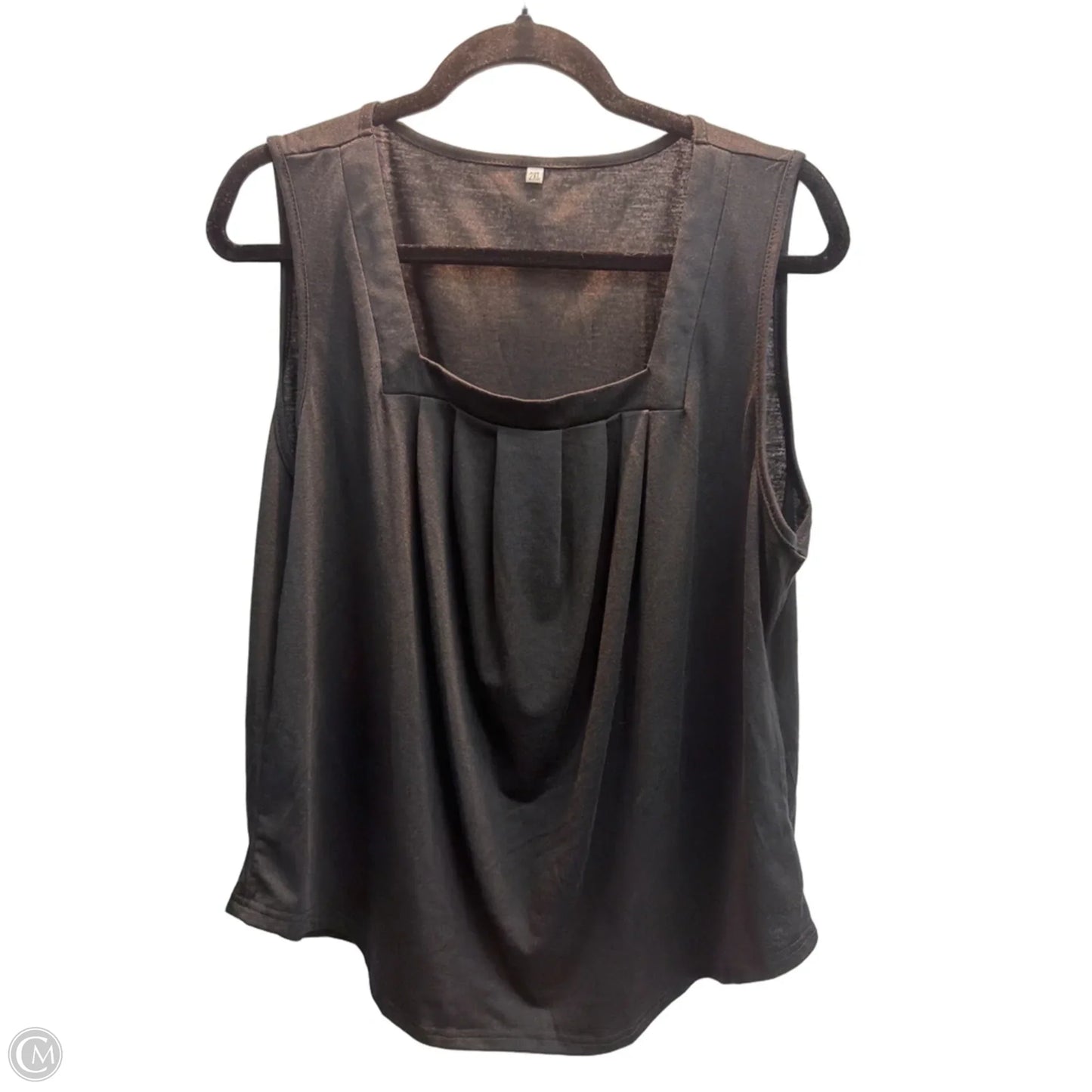 Top Sleeveless By Clothes Mentor In Black, Size: 2x