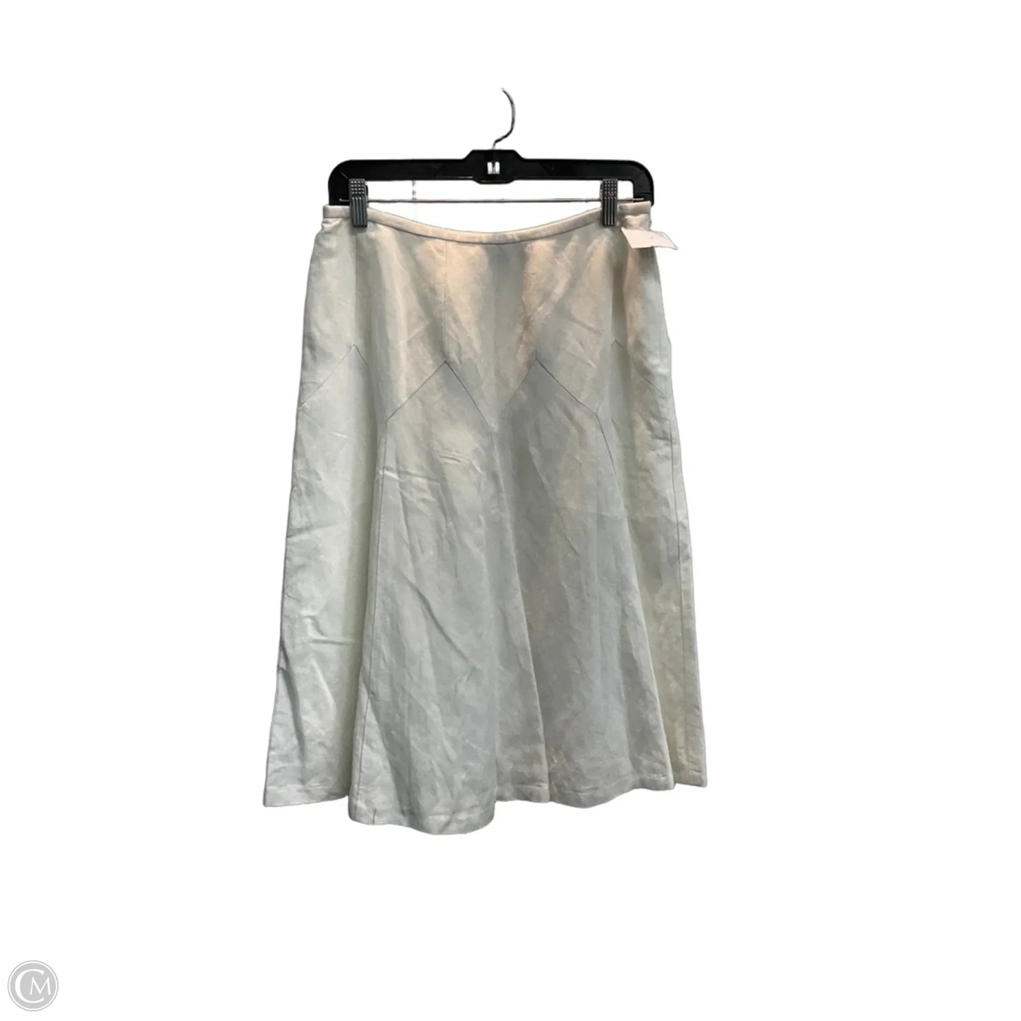 Skirt Midi By Loft In White, Size: 4