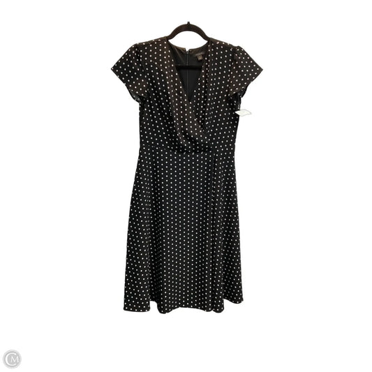 Dress Casual Midi By Ann Taylor In Polkadot Pattern, Size: 2