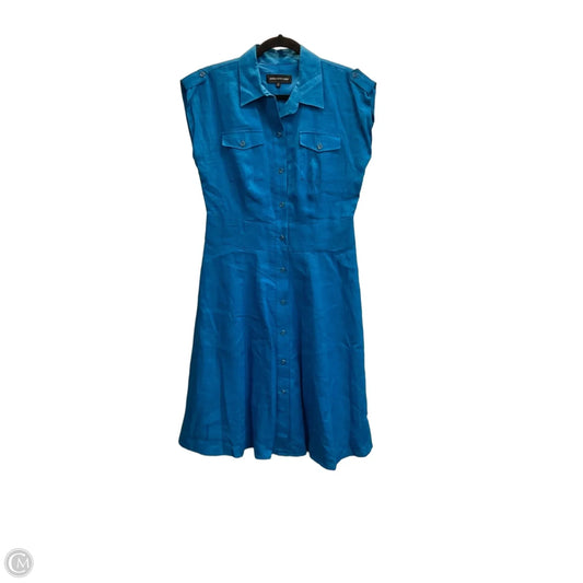 Dress Casual Midi By Jones New York In Blue, Size: 4