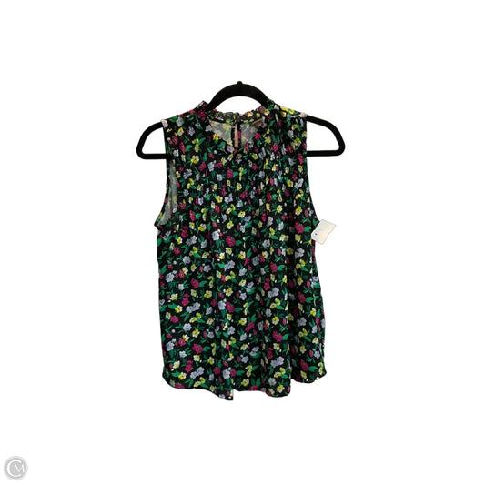 Top Sleeveless By Ann Taylor In Floral Print, Size: S