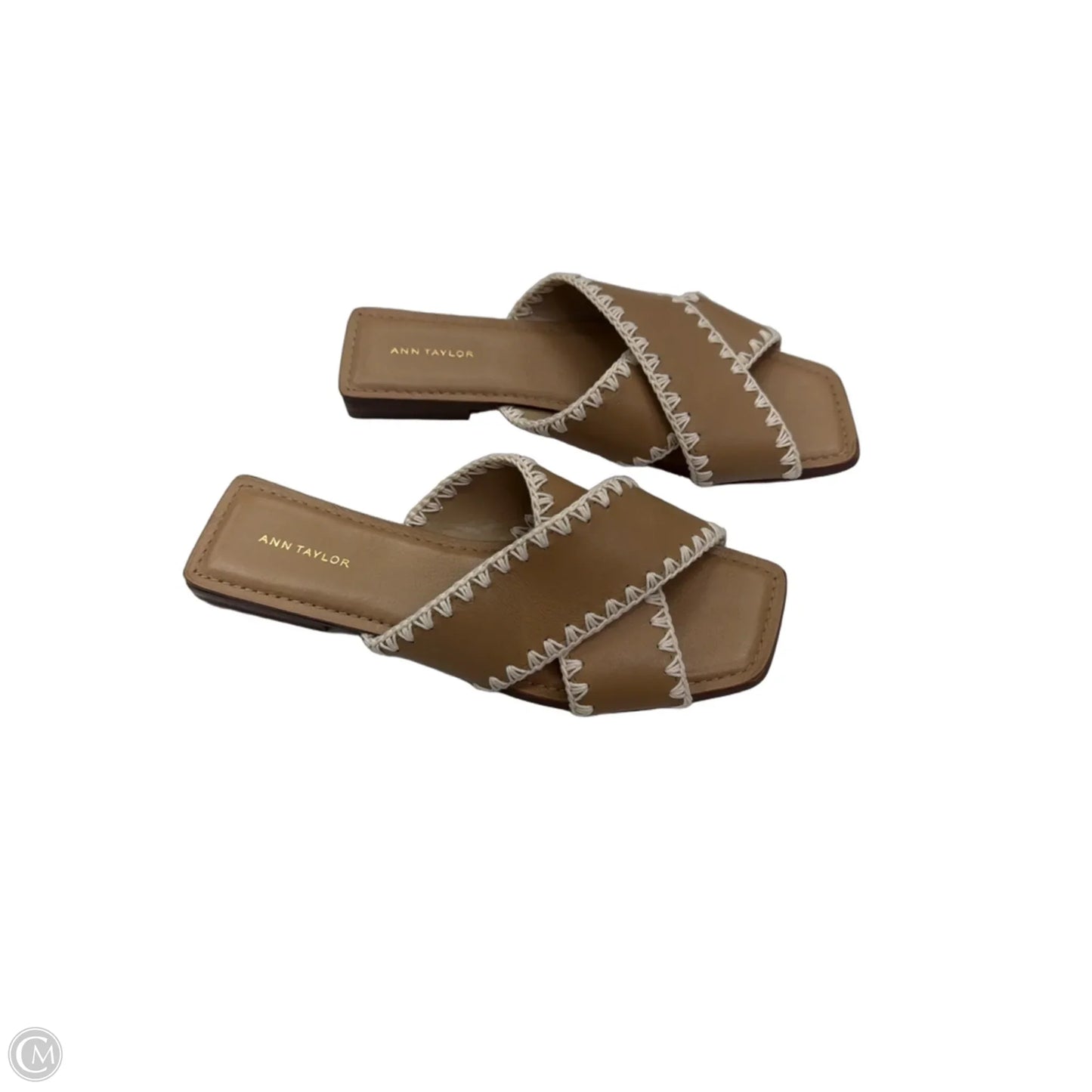 Sandals Flats By Ann Taylor In Beige, Size: 6