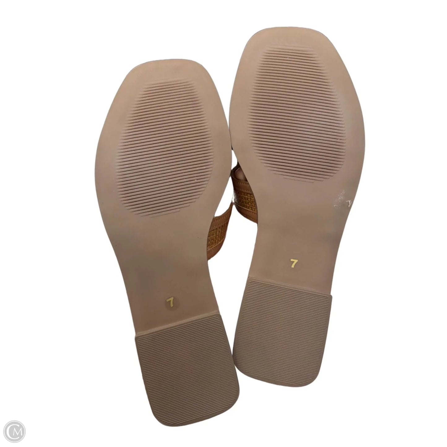 Sandals Flats By Steve Madden In Brown, Size: 7