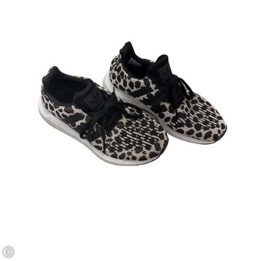 Shoes Athletic By Adidas In Black & Cream, Size: 6
