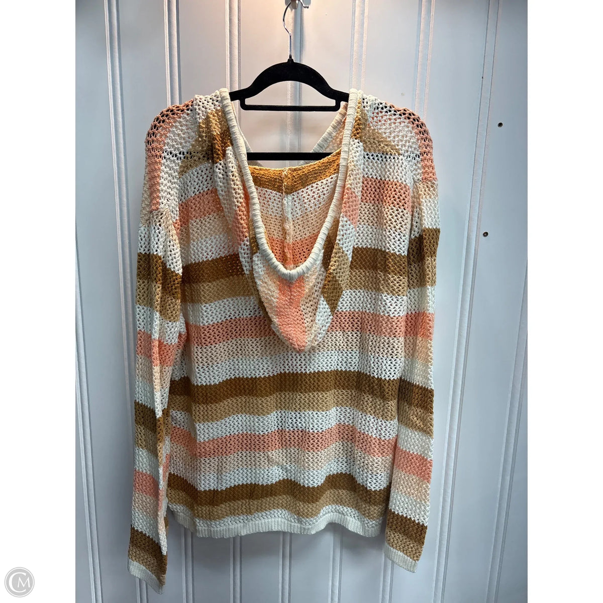 Sweater By Clothes Mentor In Striped Pattern, Size: 2x