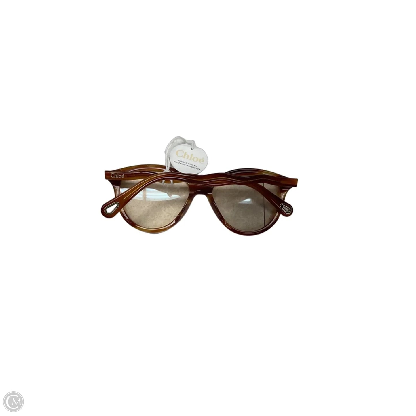 Blue Light Glasses Luxury Designer By Chloe, Size: