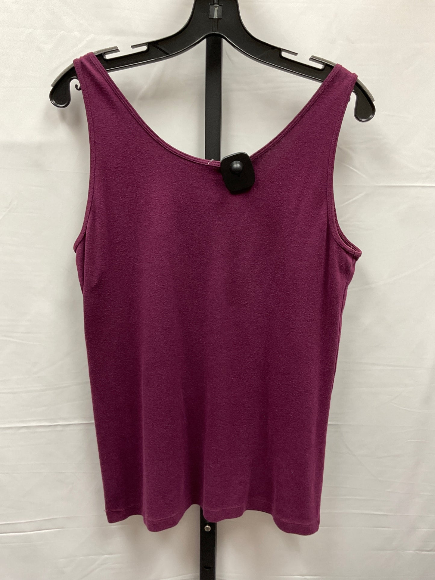 Purple Top Sleeveless Basic Sonoma, Size Xl