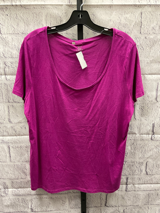 Top Short Sleeve Basic By Loft  Size: Xl