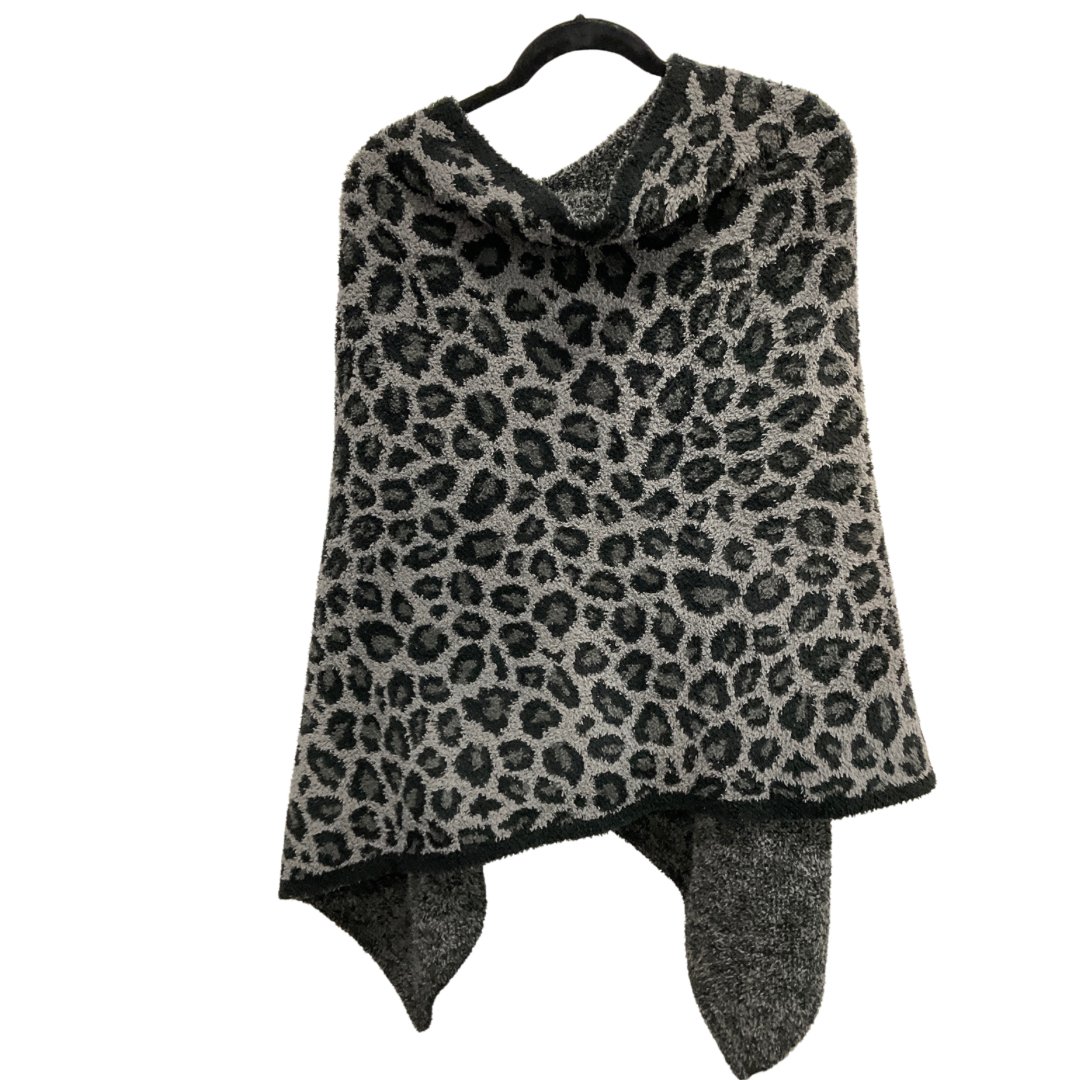 Poncho By Barefoot Dreams In Animal Print, Size: Onesize