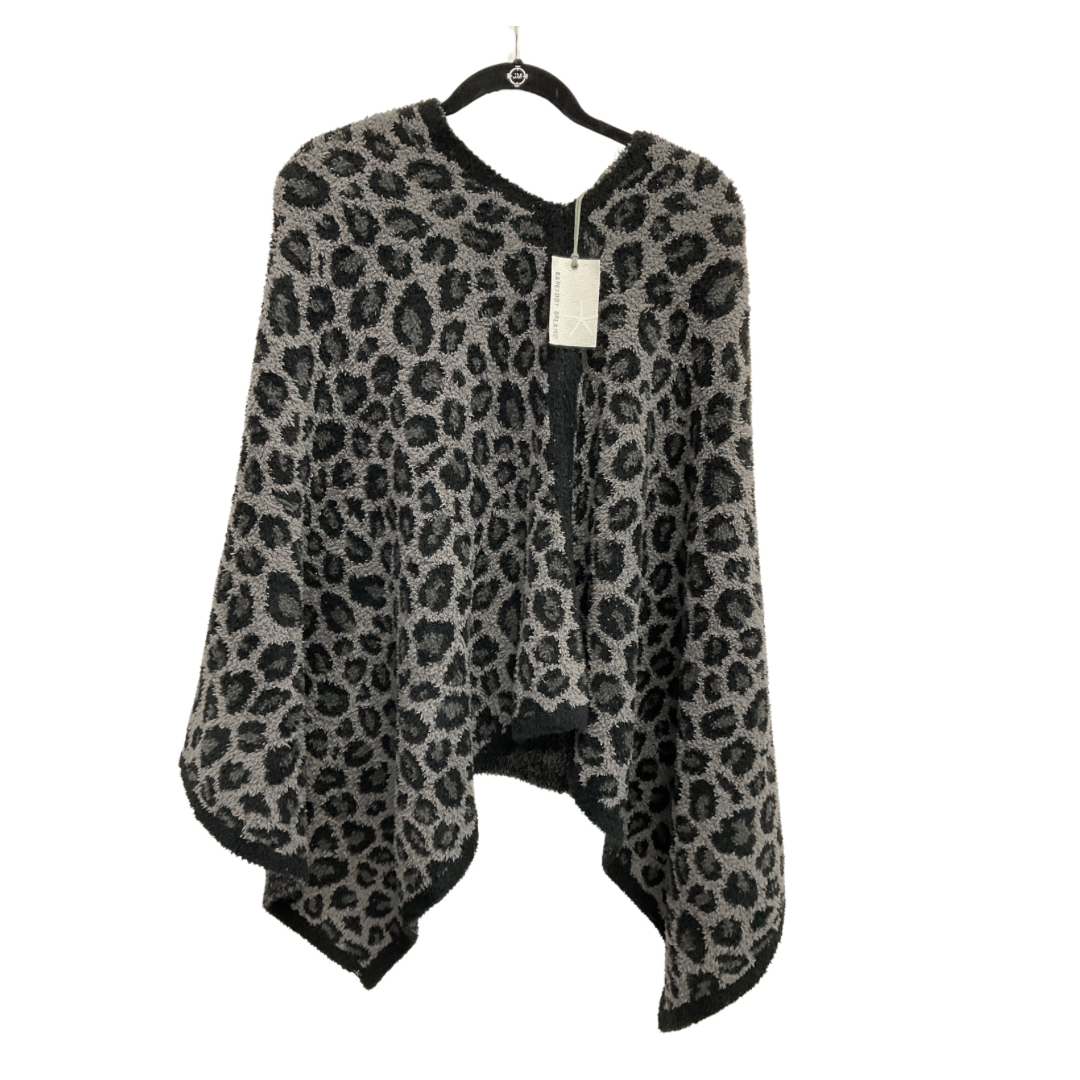 Poncho By Barefoot Dreams In Animal Print, Size: Onesize