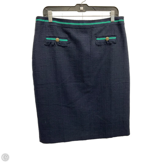 Skirt Midi By Talbots In Navy, Size: 12