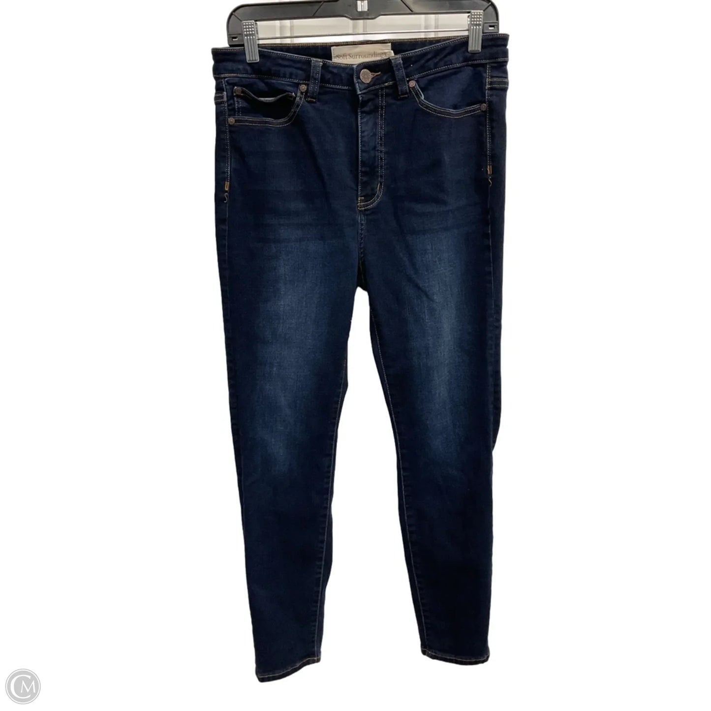 Jeans Skinny By Soft Surroundings In Blue Denim, Size: 8