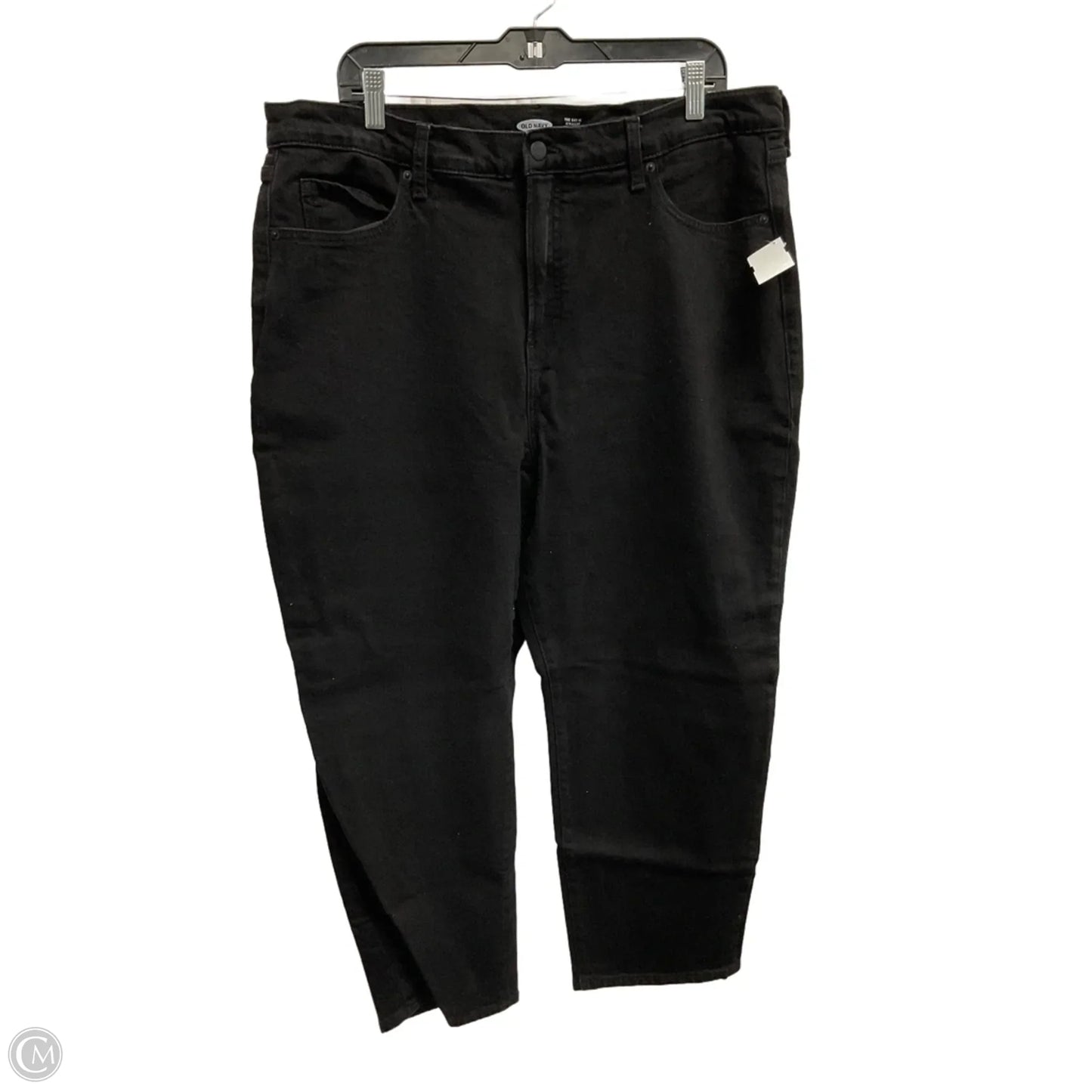 Jeans Straight By Old Navy In Black, Size: 18