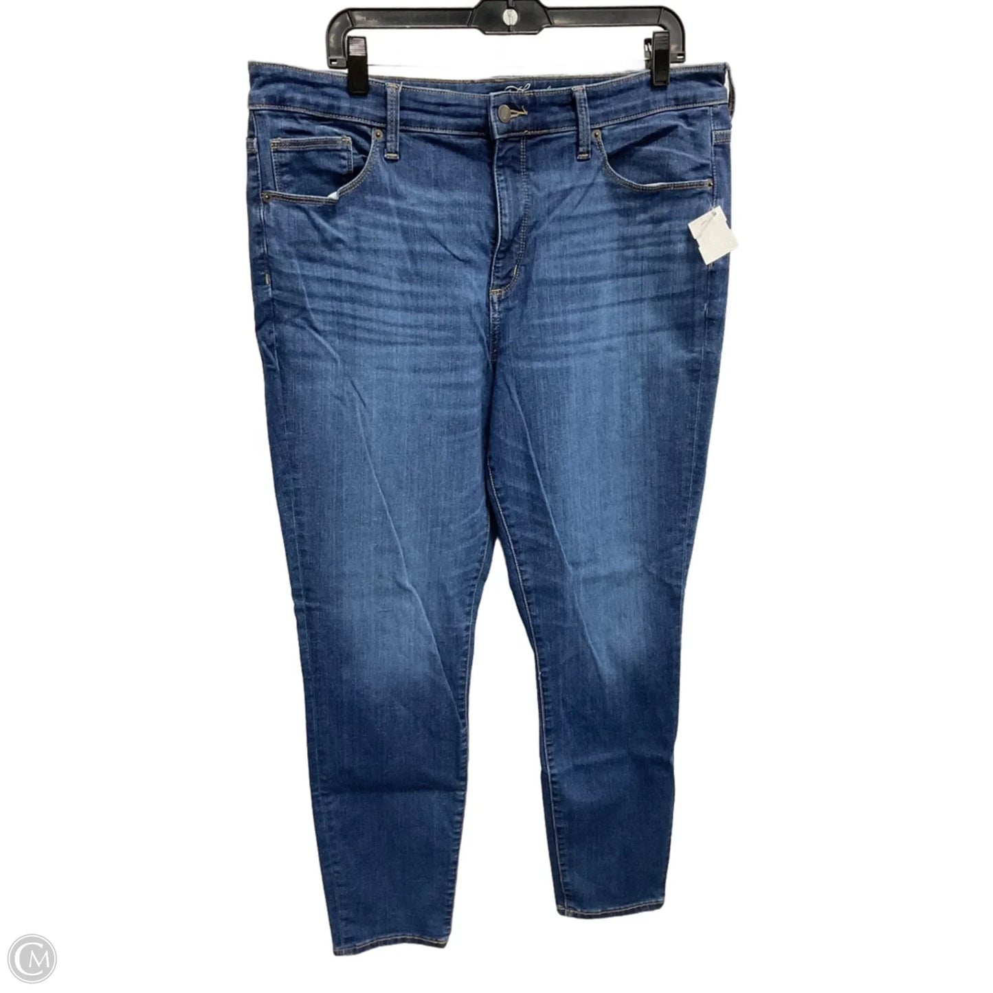 Jeans Straight By Universal Thread In Blue Denim, Size: 16