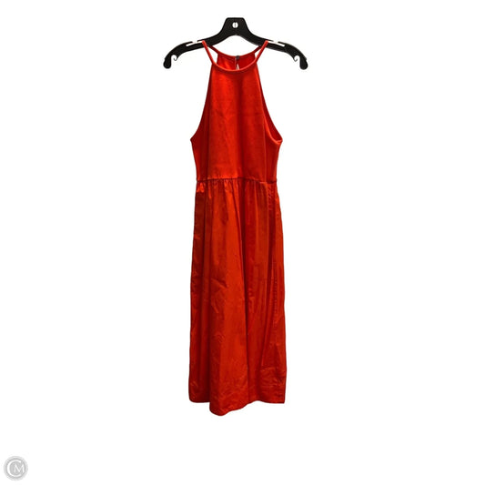 Dress Casual Midi By Boden In Red, Size: 8p