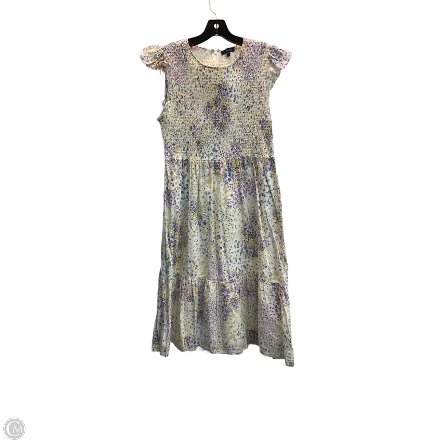 Dress Casual Midi By 1.state In Floral Print, Size: L