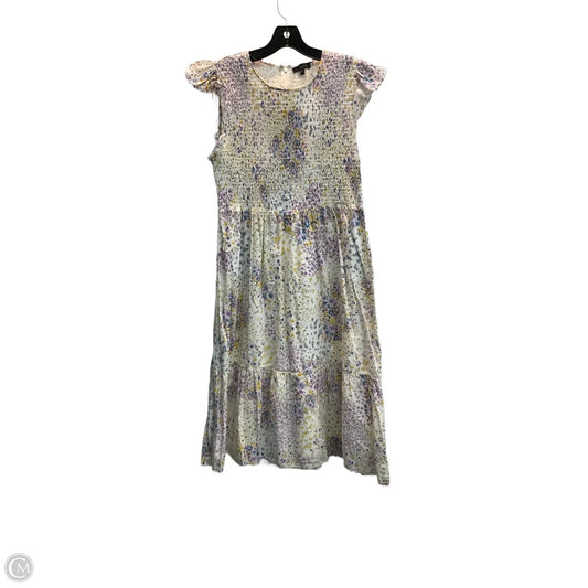 Dress Casual Midi By 1.state In Floral Print, Size: L