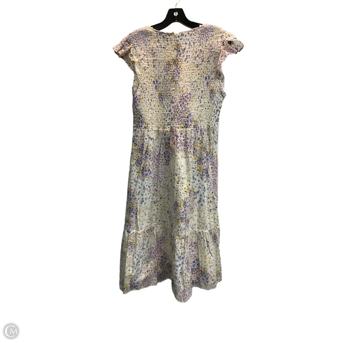 Dress Casual Midi By 1.state In Floral Print, Size: L