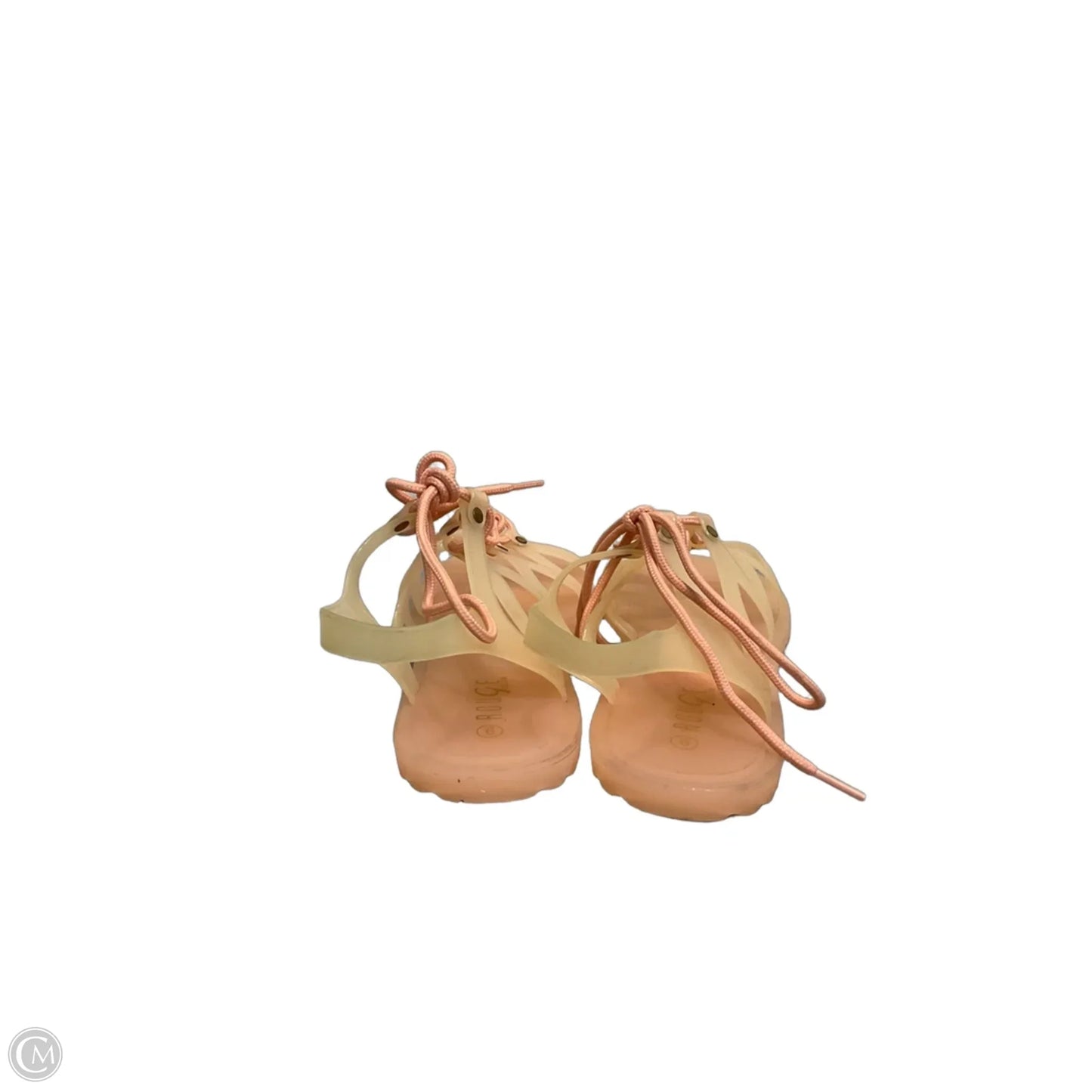 Sandals Flats By Rouge In Peach, Size: 9