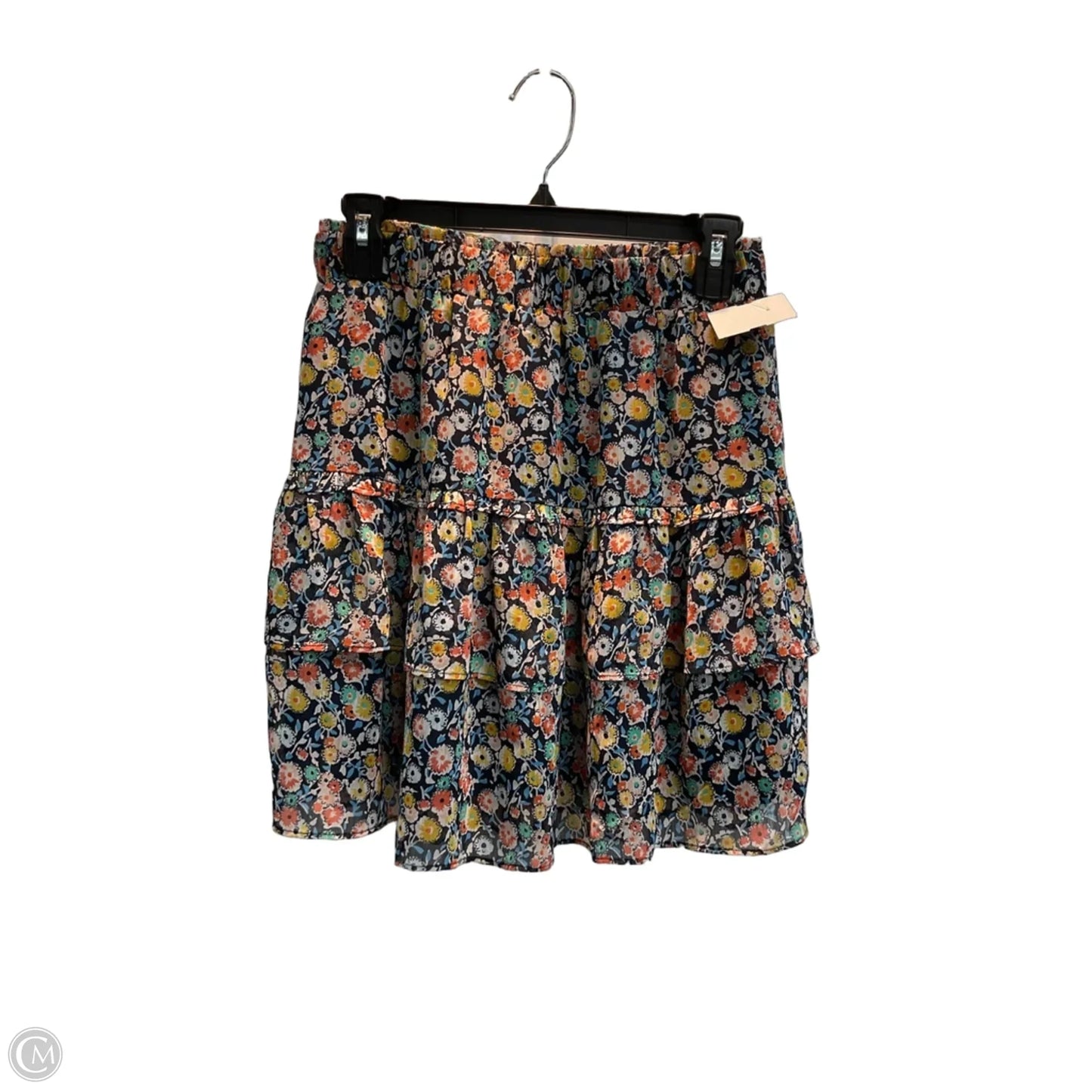 Skirt Mini & Short By Loft In Floral Print, Size: Xs