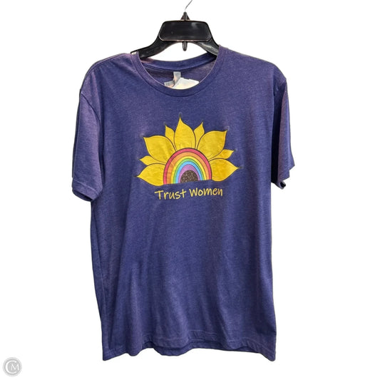 Top Short Sleeve By Next Level In Blue, Size: Xl