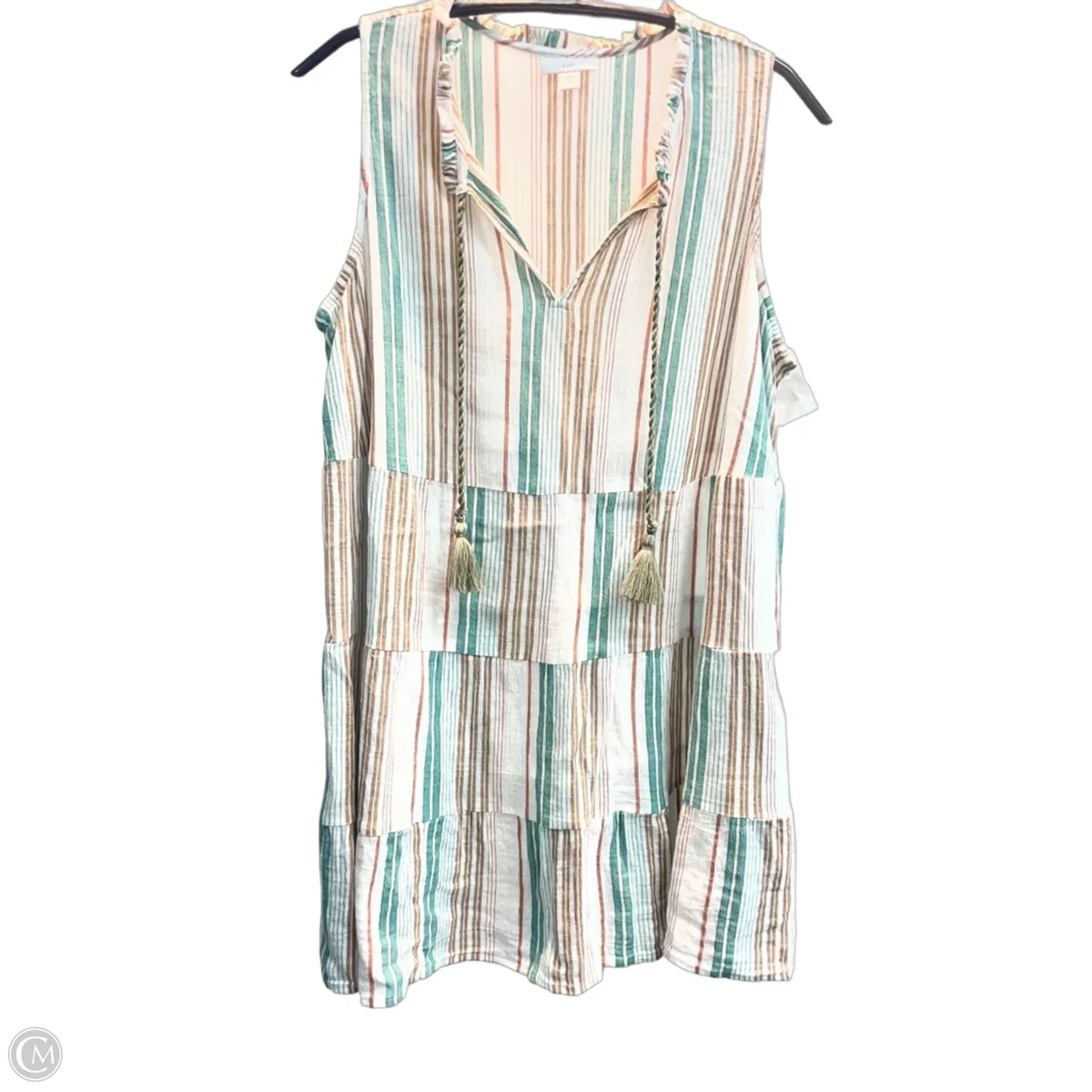 Top Sleeveless By J. Jill In Striped Pattern, Size: S