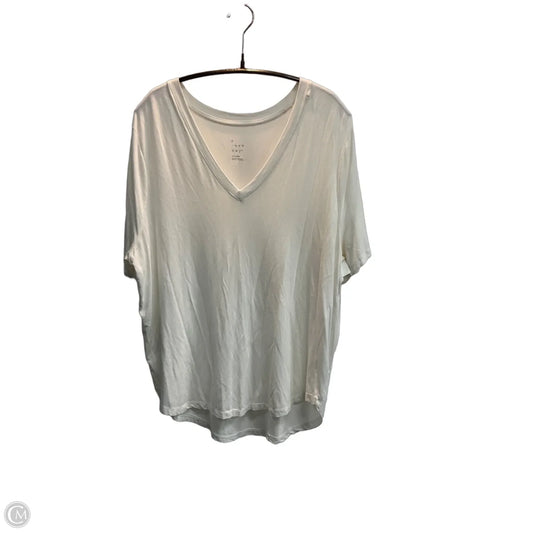Top Short Sleeve Basic By A New Day In White, Size: Xl