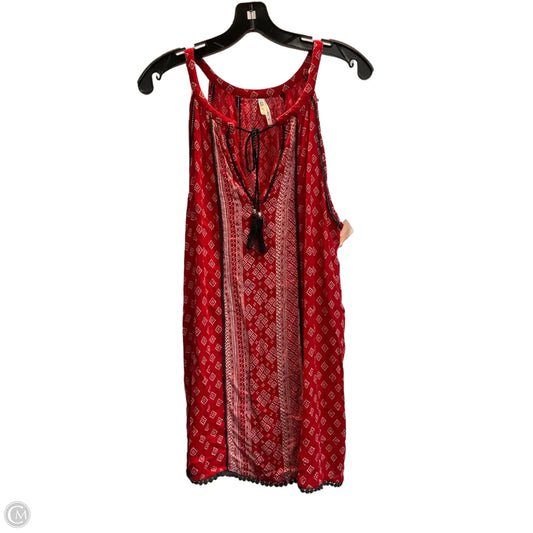 Top Sleeveless By Live 4 Truth In Red, Size: 1x