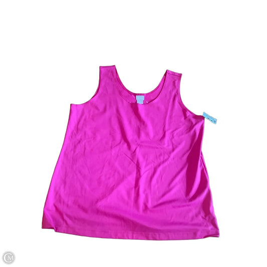 Tank Top By Chicos In Pink, Size: Xl
