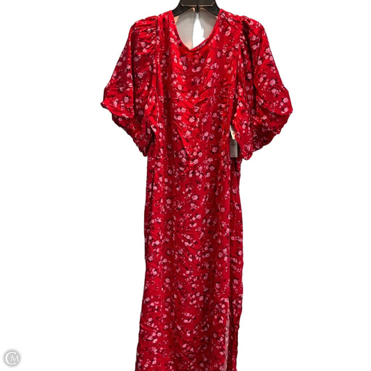 old navy red wrap dress Old Navy Wrap Dress XS Amaryllis Red