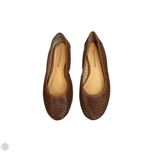 Shoes Flats By Lucky Brand In Brown, Size: 8