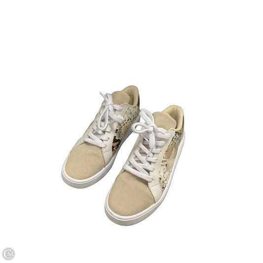 Shoes Sneakers By Pink Lily In Tan, Size: 10