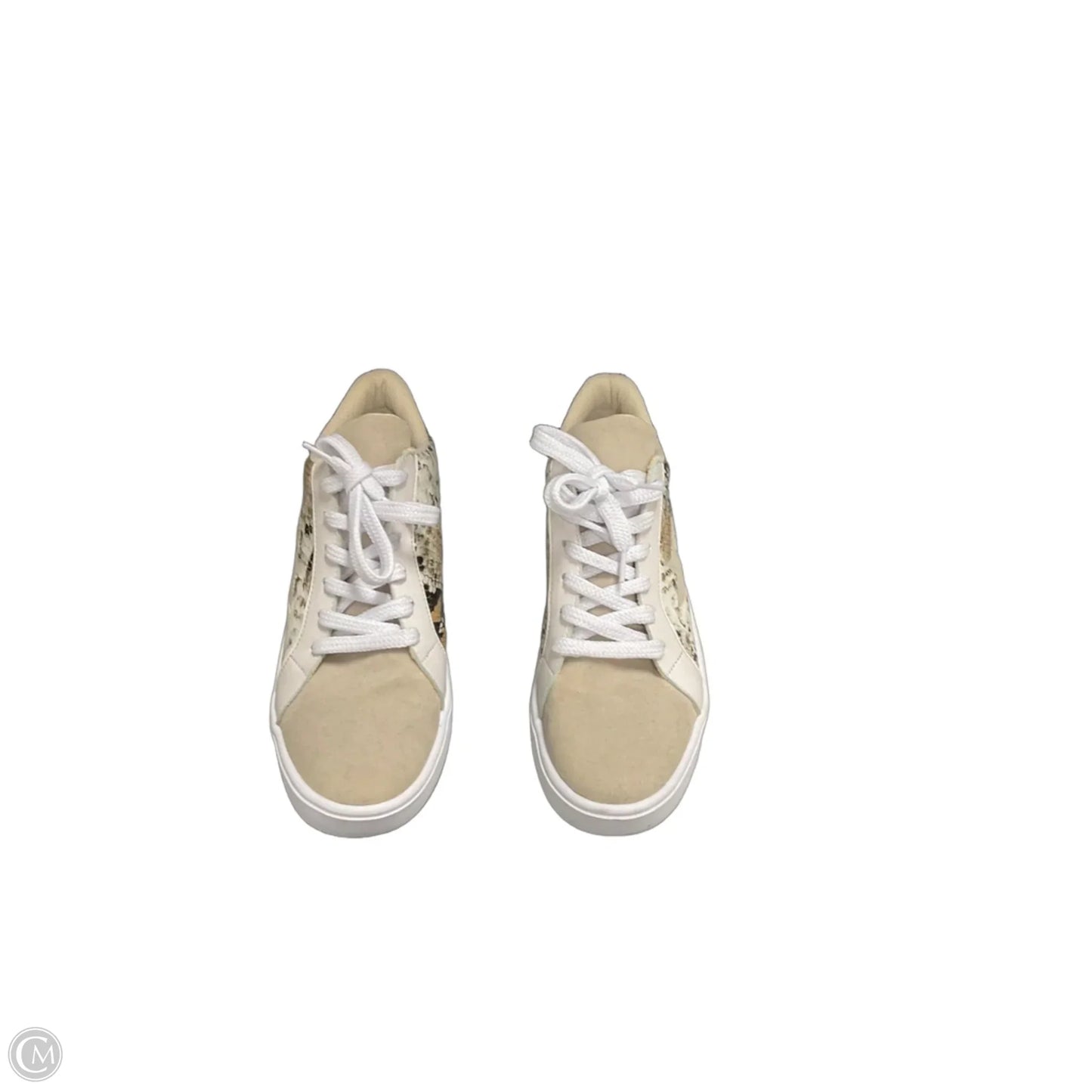 Shoes Sneakers By Pink Lily In Tan, Size: 10