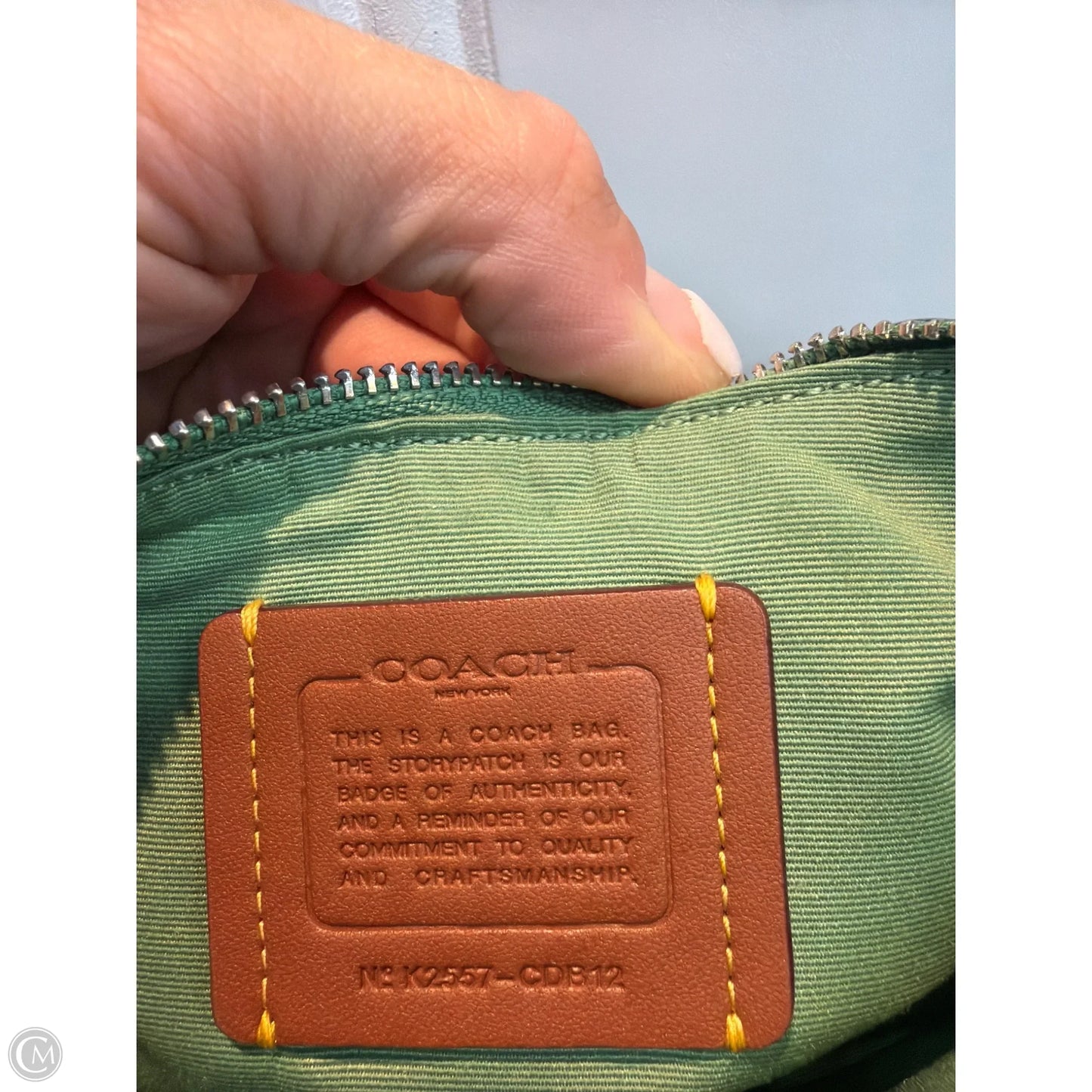 Crossbody Designer By Coach, Size: Small