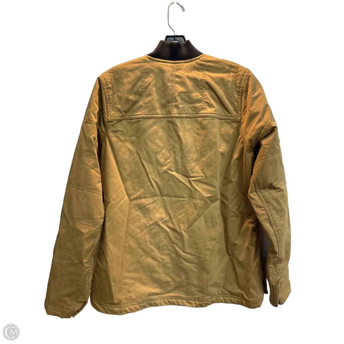 Jacket Denim By Duluth Trading In Bronze, Size: M