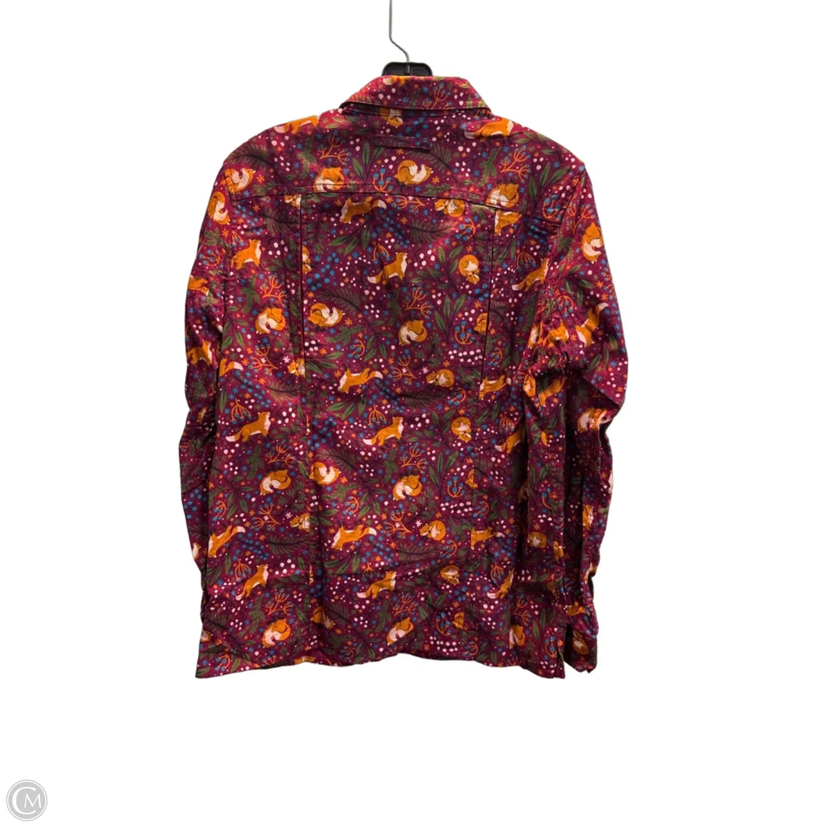 Top Long Sleeve By Duluth Trading In Maroon, Size: S