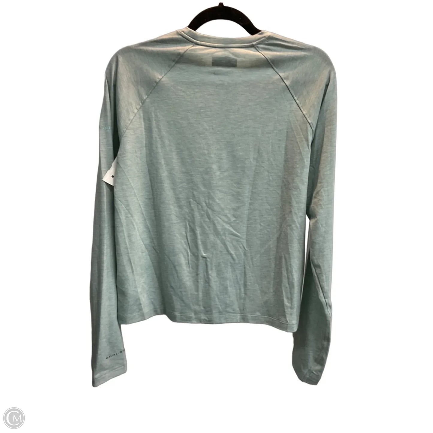 Athletic Top Long Sleeve Crewneck By Columbia In Green, Size: M